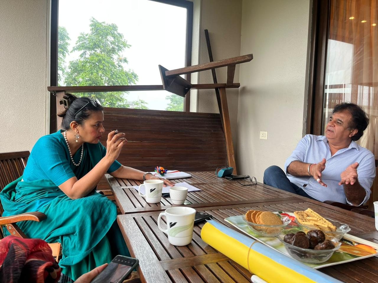 Working through the plan with a founder