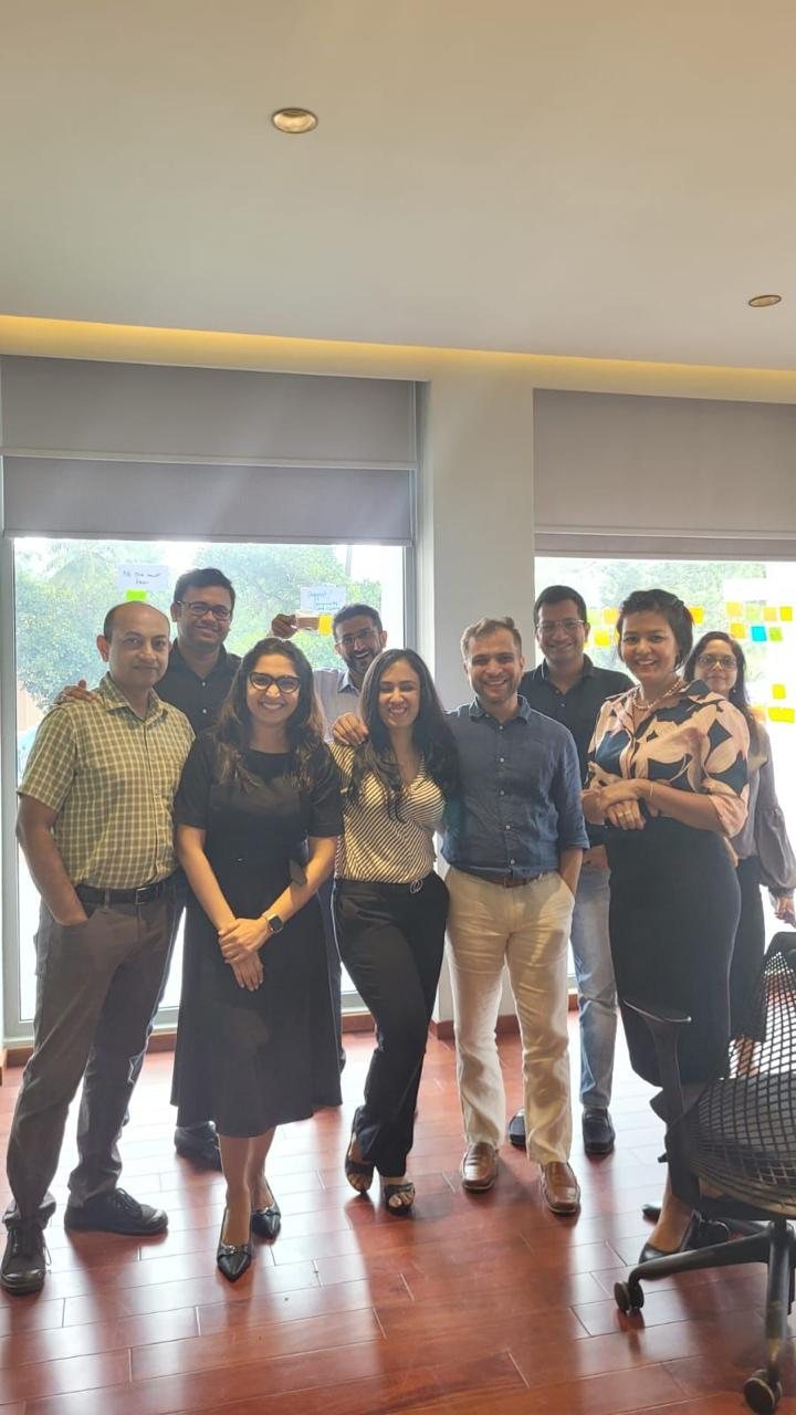 A client team after a strategy day