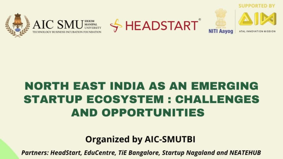 EastMojo article: AIC-SMUTBI’s ‘Northeast India as an Emerging Startup Ecosystem’ event